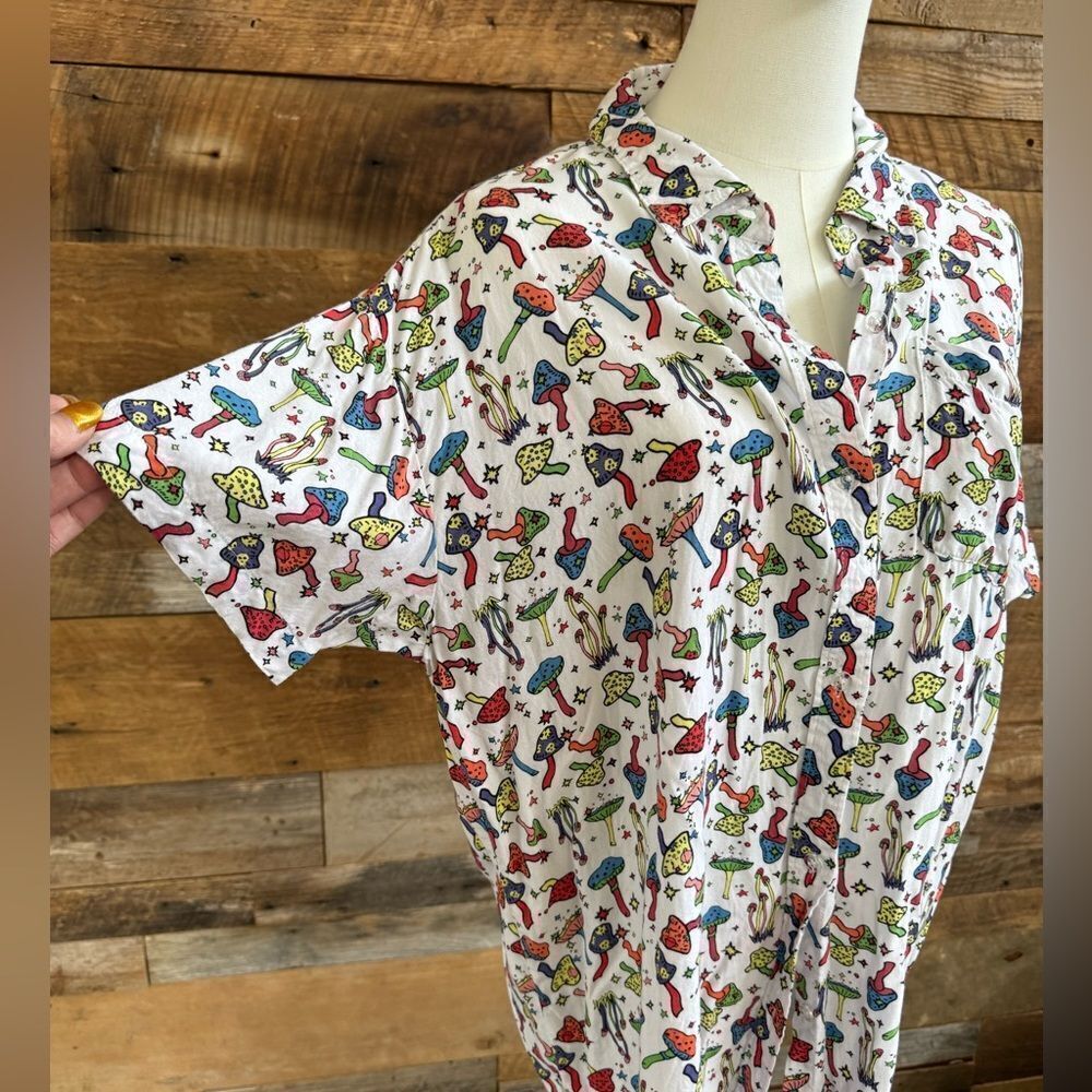 A-Lab “Shroomies” Short Sleeve Button Down - Picture 11 of 12